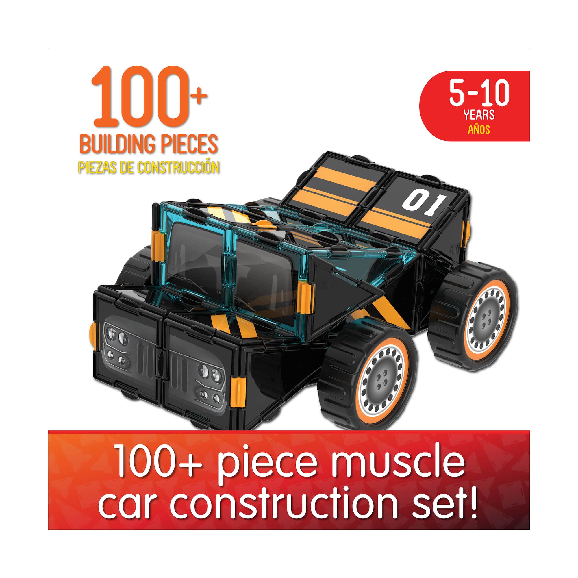 Techno Tiles - Muscle Car: 100+ Pcs